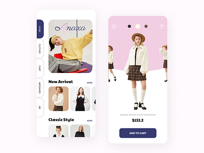 Side-Nav Clothing App