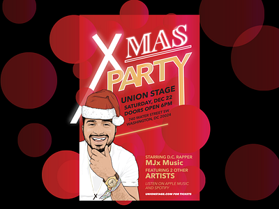 XMas Party Poster Design