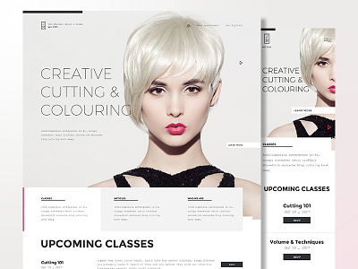 JM Salon Home / Landing Page 3