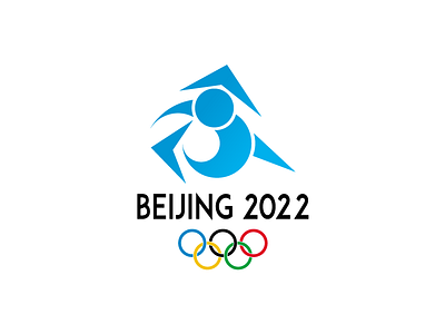 Beijing 2022 Olympics Logo 2022 branding dfrickdesign geometry icon illustration logo minimalist olympics shape vector