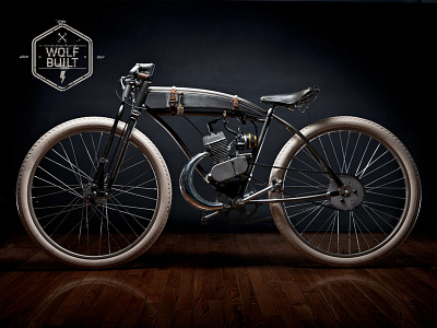 Wolfbuilt bike logo photography