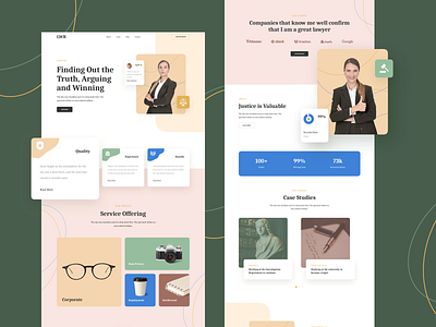 Lawyer Responsive Landing Page