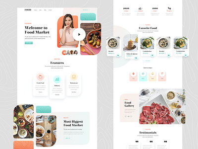 Food Responsive Landing Page