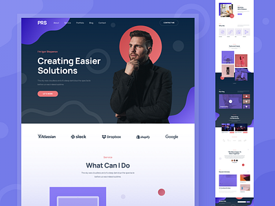 Personal Responsive Landing Page cv figma landing page personal portfolio responsive resume sketch ui ux xd