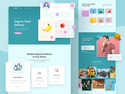 Organic Responsive Landing Page