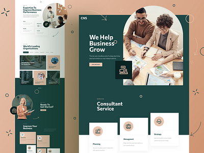 Consulting Landing Page business company consulting figma landing page responsive sketch template ui ux xd