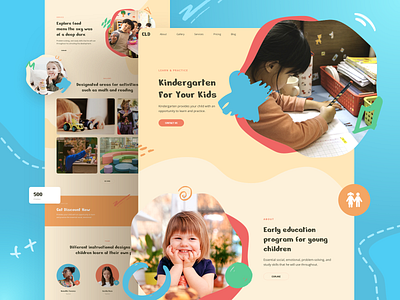 Children Kindergarten Website