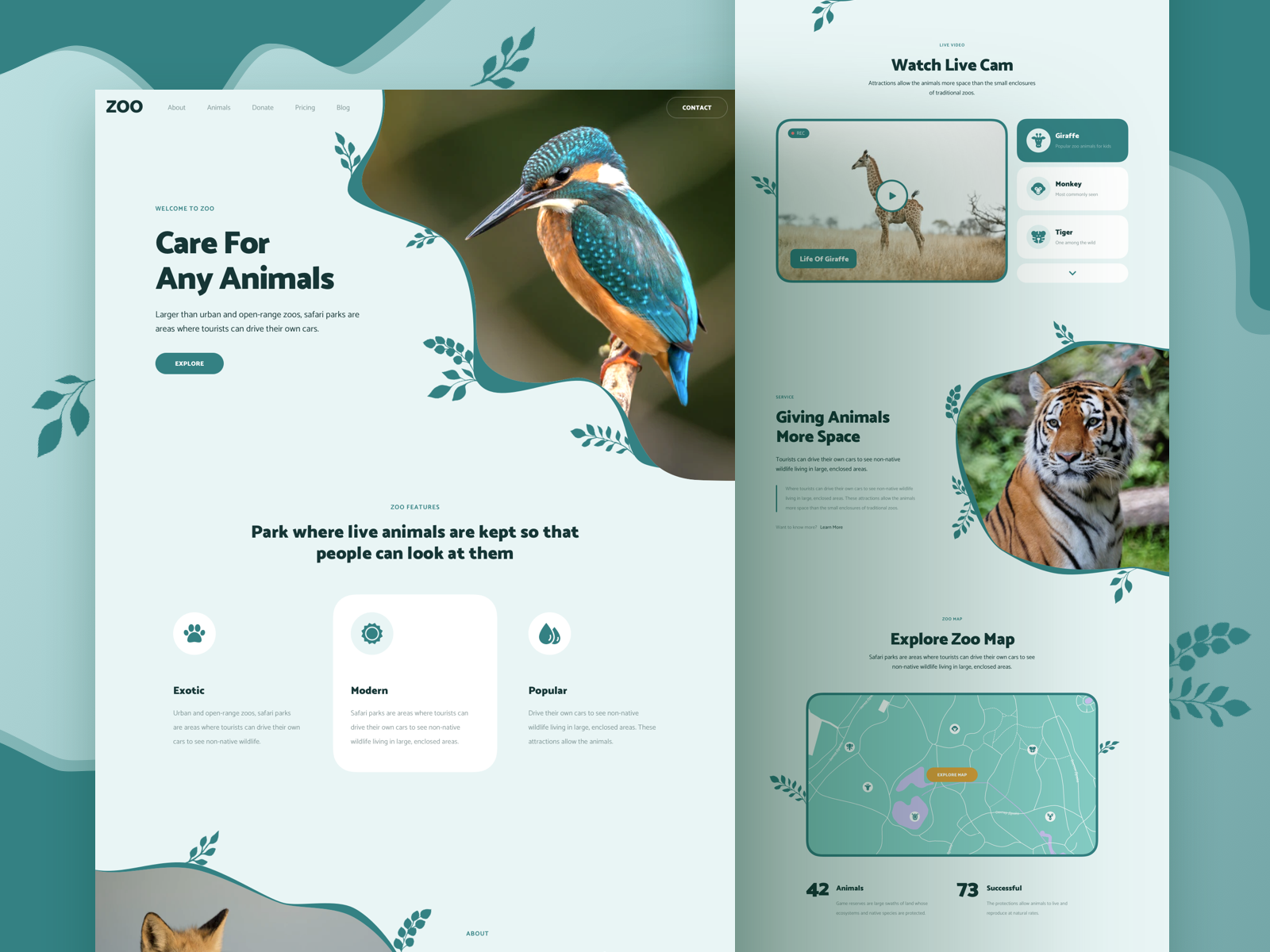 Zoo  Design by Laaqiq on Dribbble