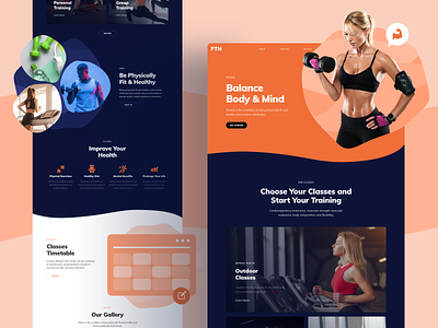Fitness Web Design