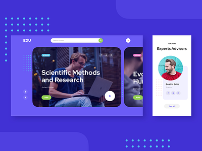 Education Landing Page design education figma landing page responsive sketch ui ux xd