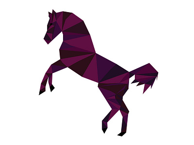 Horse animal digitalpaint digitalpainting horse paint painting purple