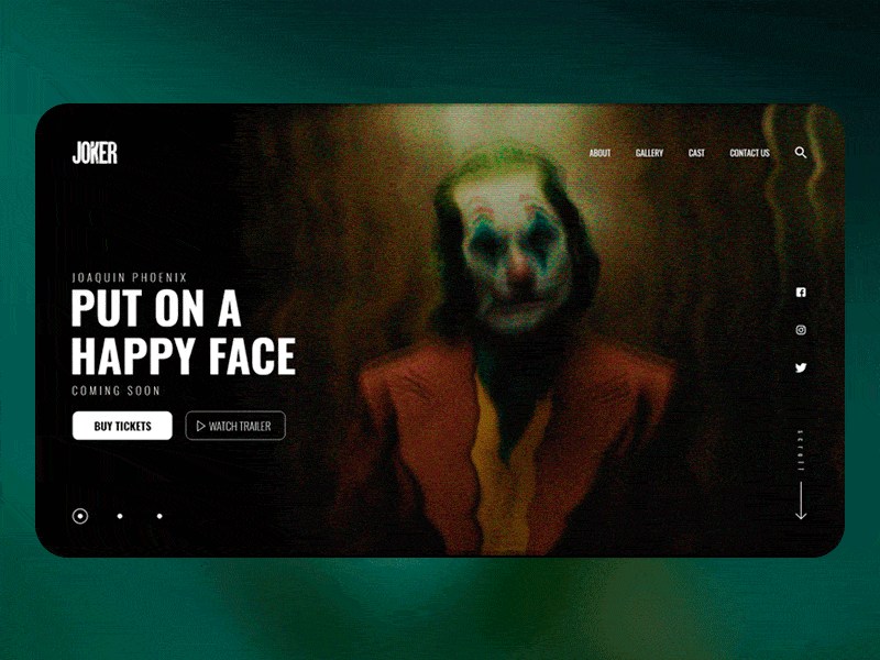 Joker Concept Website