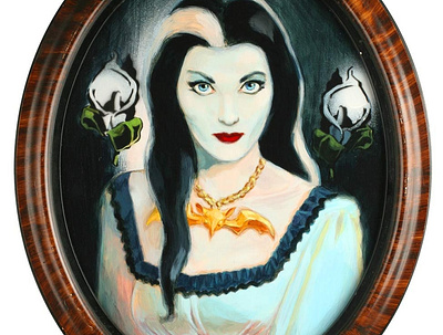 Lillian acrylic lillian munster munsters painting