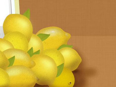 Piles of lemons