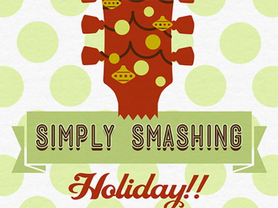 Have a Simply Smashing Holiday!! christmas guitars