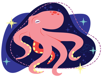 Outer Space Octopus