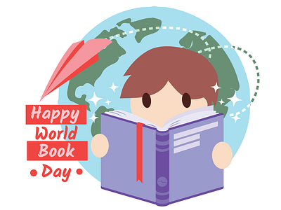 World Book Day design illustration vector