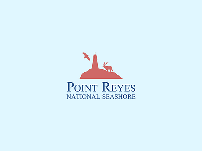 Point Reyes National Seashore Logo illustration logo