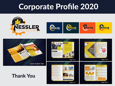 Corporate Profile company brochure company profile corporate profile illustrator profile