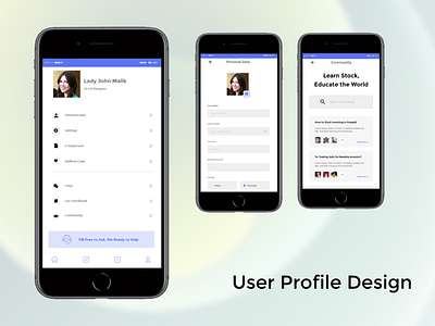 User Profile Design