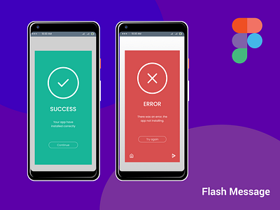 Flash Message adobe xd business card design design figma illustration logo sign in signup ux website design websites