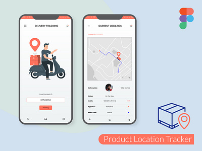 Location Tracker Design adobe xd business card design design figma illustration logo sign in signup ux website design websites