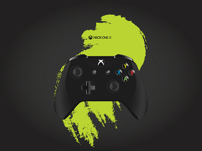 XBox One X Controller Illustration