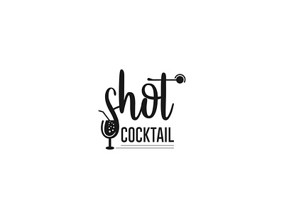shot cocktail brandind branding design identity letters logo logotype simple