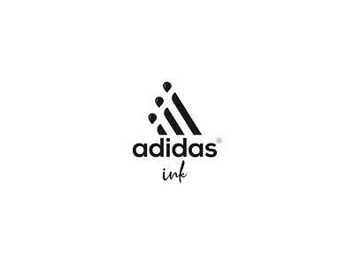 adidas ink branding design font identity letters logo logotype simple type