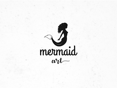 mermaid art brandind branding creative logo design identity illustration letters logo logomark logotype professional simple type vectorart