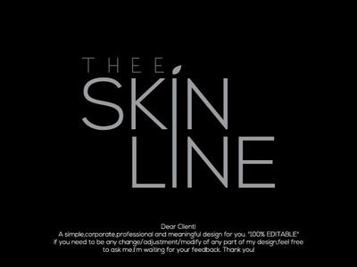 thee skin line brandind