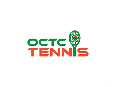 OCTC TENNIS logo logotype