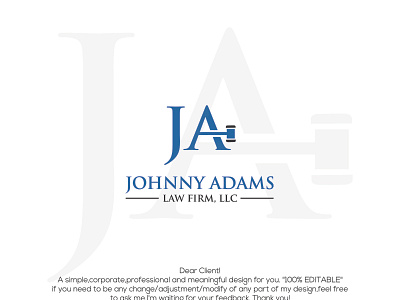 Johnny Adams branding logo