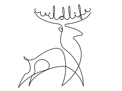 Wildlife Stag logodesign practice thirtylogos wildlife