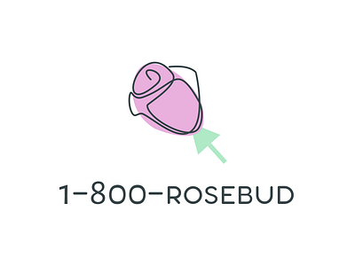 Rosebud 1 800 rosebud logodesign practice rosebud thirtylogos