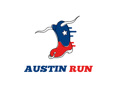 Austin Run austinrun logodesign practice thirtylogos