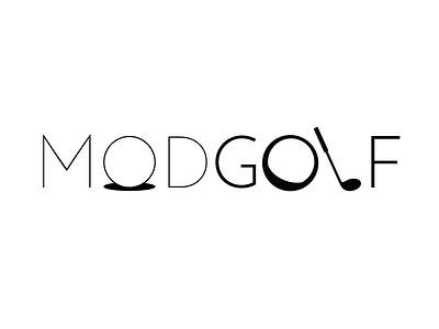 Modgolf Logo golf logo logo design