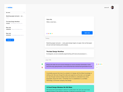 notes - chrome extension