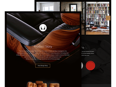 Eames Lounge Chair and Ottoman design eames lounge chair and ottoman ui ux web