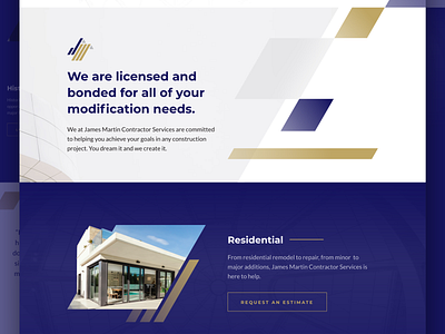 James Martin Contractor Services Website