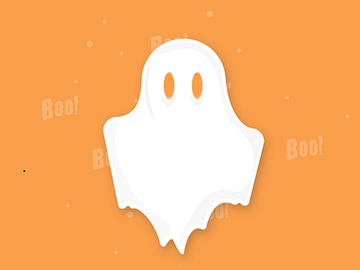 Boo! 👻 boo ghost halloween new october spooky