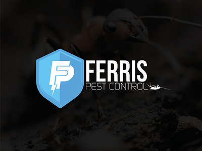Ferris Pest Control brand branding business logo logos pest