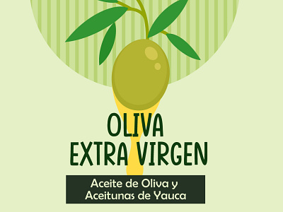 Olive Oil aceite de oliva design digital drawing