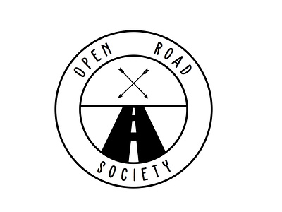 Open Road Society, adventure group logo animation app art branding character clean design flat icon illustration illustrator lettering logo minimal type typography ui ux vector web