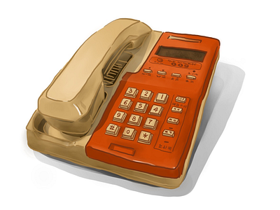 Traditional phone phonepainterpaint