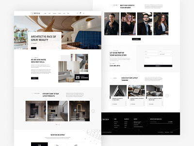 Musca - Architect Website Design