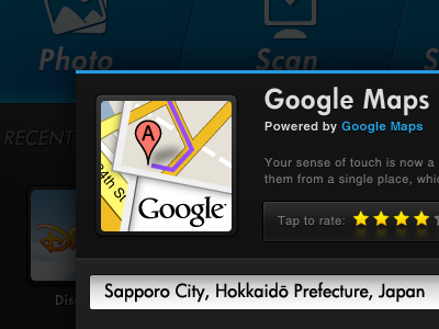 Some Old Dropped Concept dark google iconmoon interface map ui widget