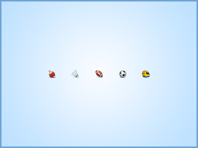 Sports Icons in 16px