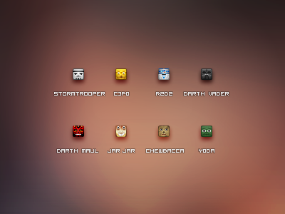 16px Star Wars Icons