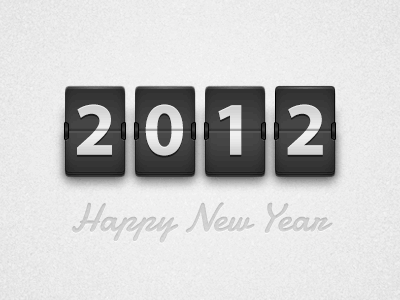 Happy New Year! 2013 animation flip gif iconmoon motion new ui year